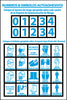 NMC SPHM41-RIGHT TO KNOW LABELS, PERSONAL PROTECTION NUMBERS & SYMBOLS (BILINGUAL), PS VINYL (PAK OF 10)