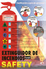 NMC SPPST003-POSTER, FIRE EXTINGUISHER SAFETY, SPANISH, 24X18