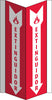 NMC SPVS43W-VISI, FIRE EXTINTOR, 16X8.75, ACRYLIC (1 EACH)