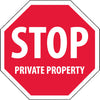 NMC SS7R-STOP PRIVATE PROPERTY, OCTAGON, 12X12, RIGID PLASTIC (1 EACH)