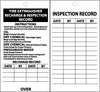 NMC ST515100-TAGS, FIRE EXTINGUISHER RECHARGE AND INSPECTION, 6X3, SYNTHETIC PAPER, 100/BOX (BOX OF 100)
