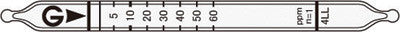 Gastec 4LL Glass Hydrogen Sulfide White To Brown Extra Low Range Detector Tube (For Use With Gastec Gas Detection System) (10 Per Box)  (1/BX)