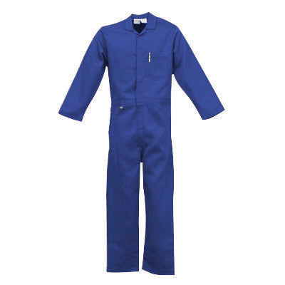 Stanco NX4681NB4XL 4X Navy Blue 4.5 Ounce Nomex IIIA Flame Retardant Coverall With Front Zipper Closure And Elastic Waistband  (1/EA)