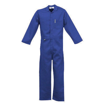 Stanco NX4681NB3XL NX4681NB3XL 3X Navy Blue 4.5 Ounce Nomex IIIA Flame Retardant Coverall With Front Zipper Closure And Elastic Waistband  (1/EA)