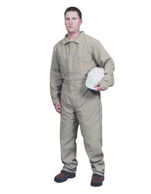 Stanco NX4681TN3XL 3X Tan 4.5 Ounce Nomex IIIA Flame Retardant Coverall With Front Zipper Closure And Elastic Waistband  (1/EA)