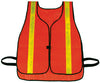 NMC SV4-SAFETY VEST, ORANGE W/LIME YLW REFLECTIVE STRIPES (1 EACH)