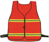 NMC SV5-SAFETY VEST, ORANGE W/SILVER AND LIME YLW REFLECTIVE STRIPES (1 EACH)