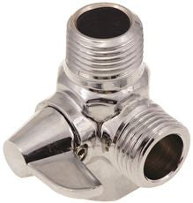 NBA  BRASS DIVERTER WITH LEVER HANDLE FOR HANDHELD SHOWERS, CHROME (1 PER CASE)