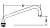 T/S BRASS 065X SWING SPOUT, 18 IN. (1 PER CASE)