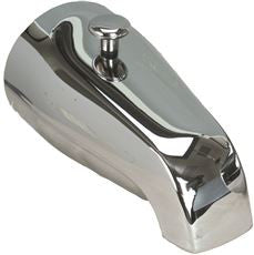 NBA  CHROME-PLATED BATHTUB SPOUT WITH DIVERTER, 2-1/2 IN. OD, 3/4-INCH FIP X 1/2-INCH IPS (1 PER CASE)