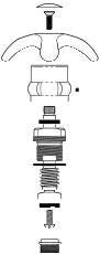 ACORN Engineering 2656-000-020 ACORN/LOGAN VALVE ASSEMBLY PLAIN 2656-000-010 (1 PER CASE)