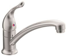Moen 7423 SINGLE HANDLE FAUCET LESS SPRAY, CHROME, LEAD FREE (1 PER CASE)