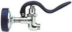 T/S BRASS EB-0107 BRASS BLUE SPRAY VALVE WITH AUTOMATIC SHUT OFF (1 PER CASE)
