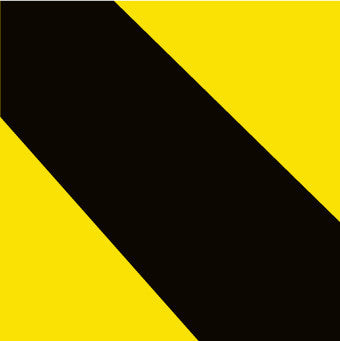 NMC T22018-TAPE, HAZARD STRIPE, BLK/YLW, 3''X18 YD (1 ROLL)