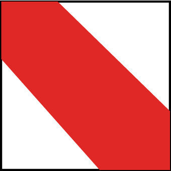 NMC T22336-TAPE, HAZARD STRIPE, RED/WHT, 3''X36 YD (1 ROLL)