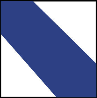 NMC T22418-TAPE, HAZARD STRIPE, BLUE/WHITE, 3X18 YDS (1 ROLL)