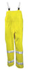 Tingley O53122-XL X-Large Fluorescent Yellow/Green Comfort-Brite 14 mil PVC And Polyester Class E Level 2 Flame Resistant Rain Bib Overalls With Fly Front And Snap Closure And Silver Reflective Tape  (1/EA)
