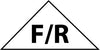 NMC TBSFR-TRUSS BUILDING SIGN, FLOOR/ROOF, 6X12 TRIANGLE, .080 REFLECTIVE ALUM (1 EACH)