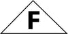 NMC TBSF-TRUSS BUILDING SIGN, FLOOR, 6X12 TRIANGLE, .080 REFLECTIVE ALUM (1 EACH)