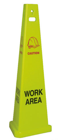 NMC TFS303-FLOOR SIGN, WORK AREA, 40'' TALL, 3/CS (3 PER CASE)