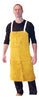 Radnor 64055141 24" X 36" Bourbon Brown Side Split Leather Bib Apron With Two Chest Pockets, Cotton Crossed Back Straps And Side Release Buckles  (1/EA)