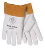Tillman 1328L Large Pearl Top Grain Goatskin Standard Grade TIG Welders Gloves With Wing Thumb, 4" Cuff, Seamless Forefinger And Kevlar Lock Stitching  (1/PR)