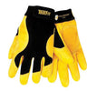 Tillman 1475XL X-Large Black And Gold TrueFit Full Finger Top Grain Cowhide Premium Mechanics Gloves With Elastic Cuff, Double Leather Palm, Reinforced Thumb And Smooth Surface Fingers  (1/PR)