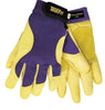 Tillman 1480XL X-Large Blue And Gold TrueFit Full Finger Top Grain Spandex And Deerskin Premium Mechanics Gloves With Elastic Cuff, Double Leather Palm, Reinforced Thumb And Smooth Surface Fingers  (1/PR)