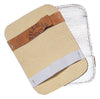 Tillman 550X 5 1/2" X 7 1/2" Silver And Tan Aluminized Rayon  Goldengard Heat Resistant Backhand Pad  (1/EA)