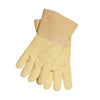 Tillman 990XL X-Large 14" Yellow Flextra Heat Resistant Gloves With Gold Acrylic Coated Fiberglass Gauntlet Cuff And Kevlar Thread  (1/PR)