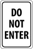 NMC TM113K-DO NOT ENTER, 24X18, .080 HIP REF ALUM (1 EACH)
