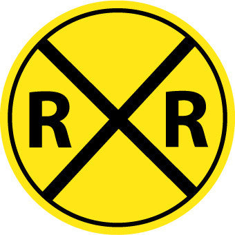 NMC TM118J-RAILROAD (GRAPHIC ONLY), 30'' ROUND, .080 EGP REF ALUM (1 EACH)