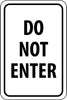 NMC TM11J-DO NOT ENTER, 18X12, .080 EGP REF ALUM (1 EACH)
