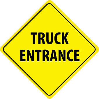 NMC TM122K-TRUCK ENTRANCE, 24X24, .080 HIP REF ALUM (1 EACH)