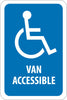 NMC TM147J-GRAPHIC, VAN ACCESSIBLE, 18X12, .080 EGP REF ALUM (1 EACH)