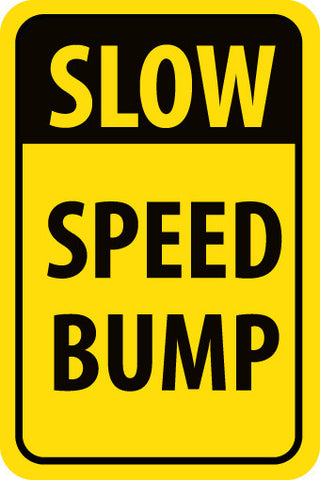 NMC TM158J-SLOW SPEED BUMP, 24X18, .080 EGP REF ALUM (1 EACH)