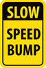 NMC TM157K-SLOW SPEED BUMP, 18X12, .080 HIP REF ALUM (1 EACH)