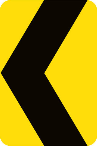 NMC TM162J-(GRAPHIC CHEVRON ARROW), 24X18, .080 EGP REF ALUM (1 EACH)