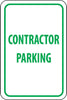 NMC TM50H-CONTRACTOR PARKING, 18X12, .063 ALUM (1 EACH)