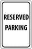 NMC TM5J-RESERVED PARKING, 18X12, .080 EGP REF ALUM (1 EACH)