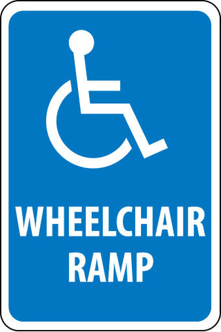 NMC TM86H-WHEELCHAIR RAMP, 18X12, .063 ALUM (1 EACH)