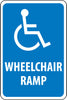 NMC TM86H-WHEELCHAIR RAMP, 18X12, .063 ALUM (1 EACH)