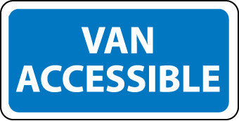 NMC TMA1H-VAN ACCESSIBLE, 6X12, .063 ALUM (1 EACH)