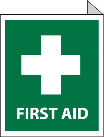 NMC TV1-FIRST AID, FLANGED, 10X8, RIGID PLASTIC (1 EACH)
