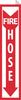 NMC TV46-FLANGE, FIRE, FIRE HOSE, 18X4, RIGID PLASTIC (1 EACH)