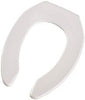 Bemis 827 000 TOILET SEAT ELONGATED OPEN FRONT LESS COVER WHITE (1 PER CASE)