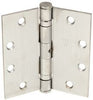 HAGER COMPANIES 1279 4.5X4.5 26D FULL MORT BALL BEARING TEMP HINGE, 4-1/2 IN. X 4-1/2 IN., DULL CHROME, 3-PACK (3 PACKS)