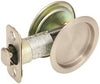 Kwikset 33415 ROUND  POCKET DOOR LOCK PASSAGE 2-3/8'' BS SAT NICKEL (1 PER CASE)
