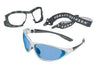 Uvex HD1300 By Honeywell Harley-Davidson Safety Glasses With Black And Silver Polycarbonate Frame And Clear Polycarbonate Anti-Fog Lens  (10/EA)
