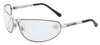 Uvex HD501 By Honeywell Harley-Davidson Safety Glasses With Silver Matte Frame And Clear Polycarbonate Anti-Scratch Hard Coat Lens  (1/EA)